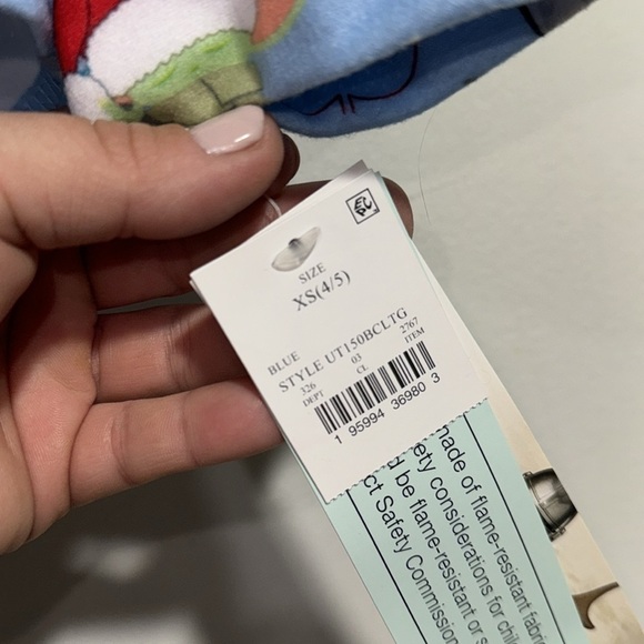 Star Wars pajamas unisex flannel set size 4/5 Christmas NEW gift - Picture 3 of 4